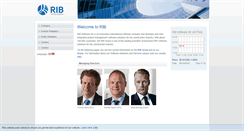 Desktop Screenshot of group.rib-software.com