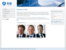 Tablet Screenshot of group.rib-software.com