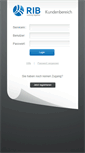 Mobile Screenshot of kundenbereich.rib-software.com